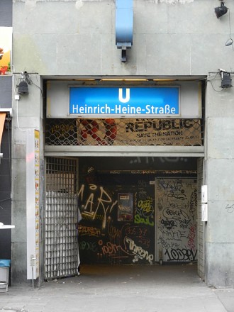 U-Bahn-Hof Heinrich-Heine-Straße Berliner Liste / Berlin Art Wee art week, Messe, art forum, Galerie, Berlin, art, Kunst, Ausstellung Berlin Pictures