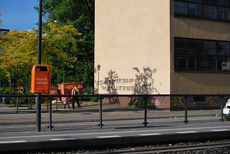Straßenbahnhaltestelle M4 Buschallee Graffiti, Tram, Berlin, Öffentlicher Nahverkehr, Weißensee, ÖV, ÖVN, Sprüherei, Straßenbahn, Pankow Berlin Pictures