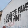 GLOTZE AUS HIRN AN! stadtlich Fassade, Architektur, Graffiti, Streetart, urban Berlin Pictures